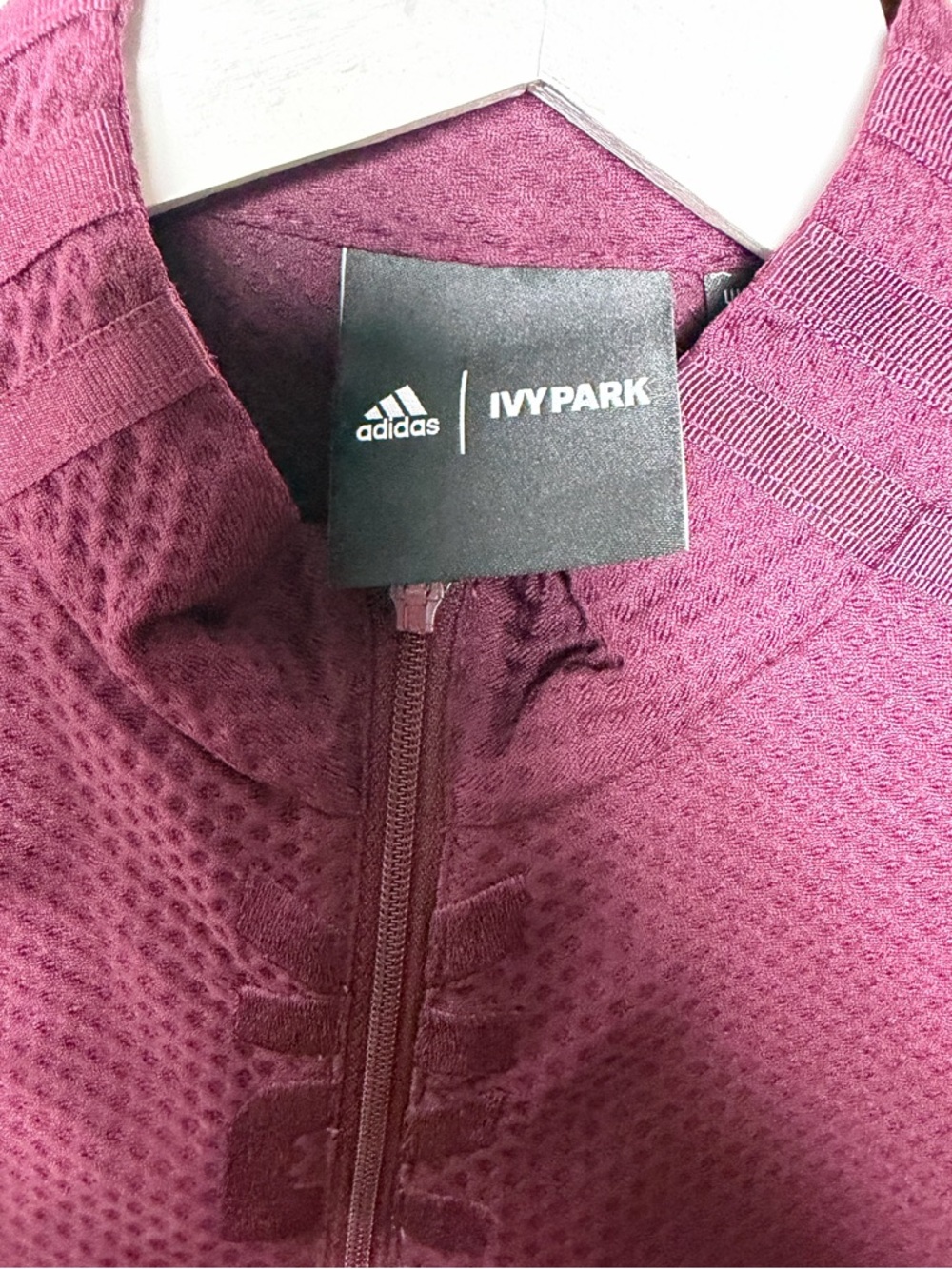 Adidas x Ivy Park Maroon Asymmetric Dress - Picture 7 of 7